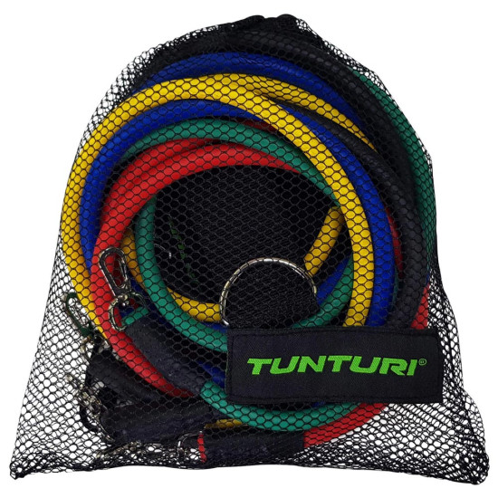 Tunturi Exercise Multifunction Resistance Tubing Set Tunturi Exercise Multifunction Resistance Tubing Set